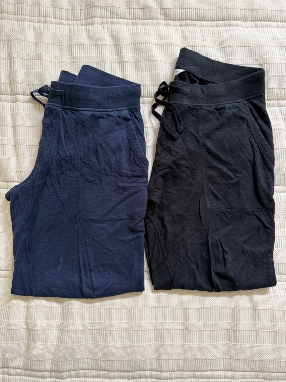 J. Crew Navy and Black Men's Jogger Sweatpants - Picture 2 of 5